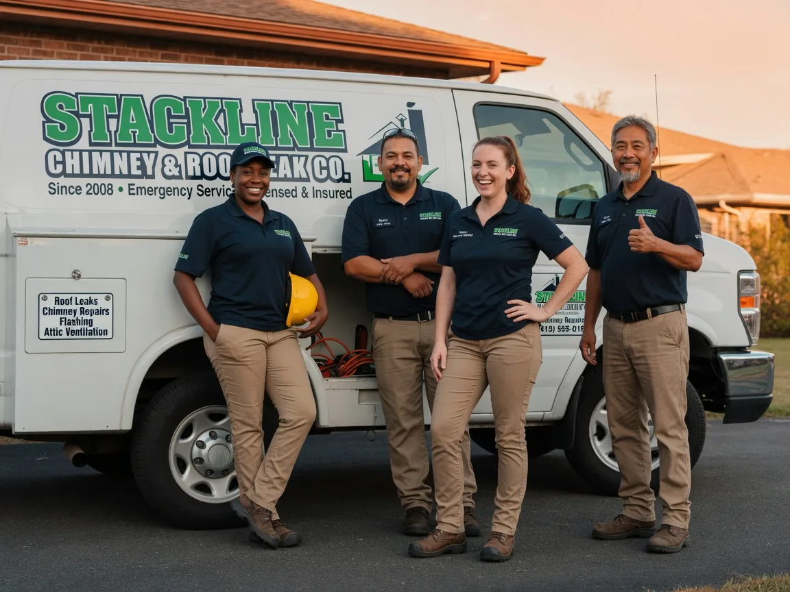 Chimney flashing repair company in Columbia, IA